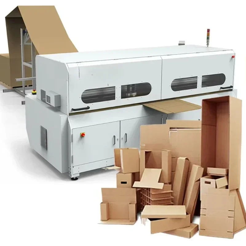 Highly Accurate Computerized Corrugated Cardboard Box-Making Carton Making Machine