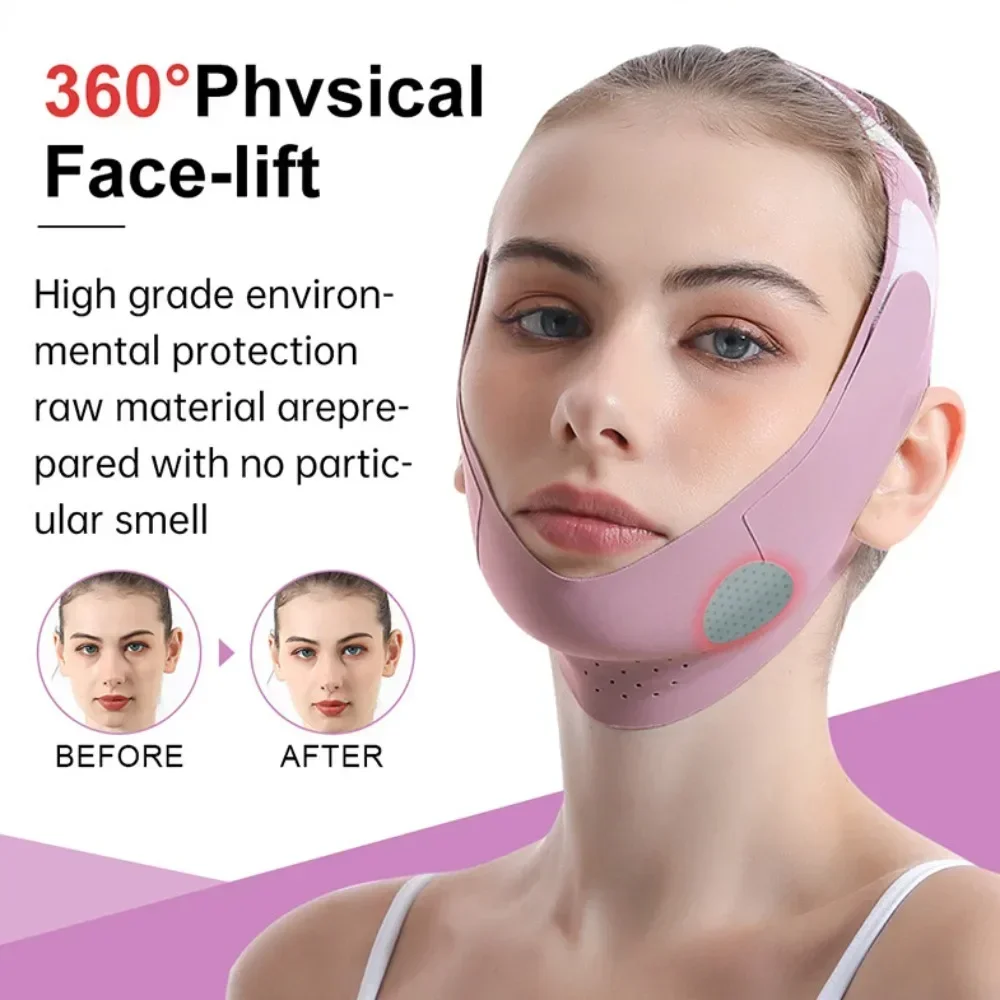 Face Slimming Bandage V Line Face Shaper Facial Chin Cheek Lifting Belt Graphene Anti Wrinkle Face Lift Up Strap Skin Care Tools