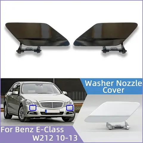 메르세데스 벤츠 E 클래스 W212 E300 E350 E400 E550 자동 앞 범퍼 헤드 램프 와셔 노즐 커버 캡 # 2128600108 2128600208
