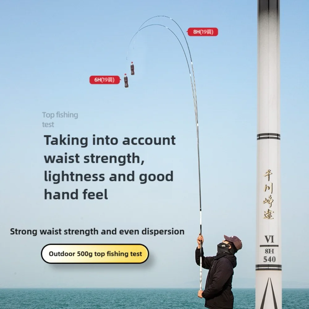 Goture 6H/8H19 Tone Taiwan Fishing Rod Super Light Super Hard  Carp Hand Rod，Suitable for Recreational Wild Fishing Stream Site