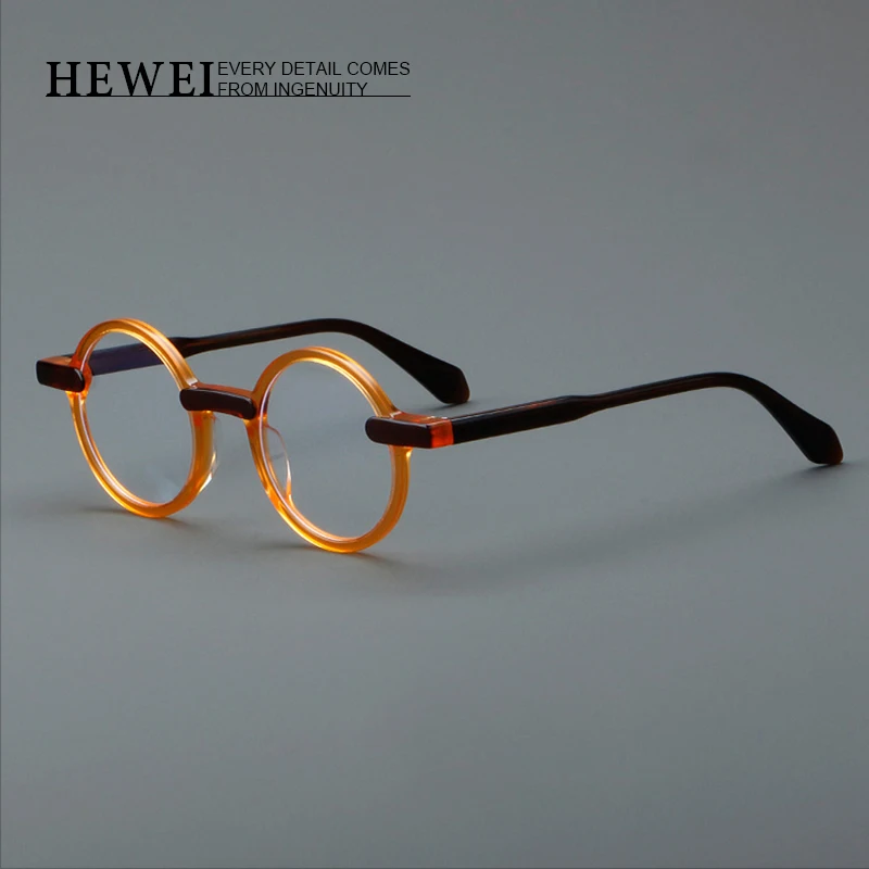 

Myopic prescription presbyopic glasses frame Retro round big frame fashion eyeglasses 2284 Optical women men eyewear