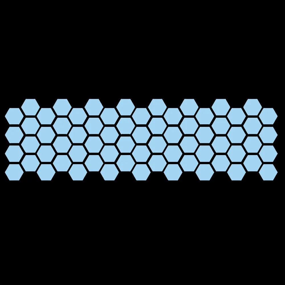 Honeycomb pattern waistline sticker modification car side skirt sticker universal body decoration side door sticker. - Image 4