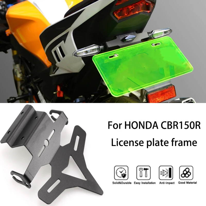 MTKRACING For HONDA CBR150R 2021-2024 License Plate Frame Rear Tailstock Fender Eliminator Support Kit