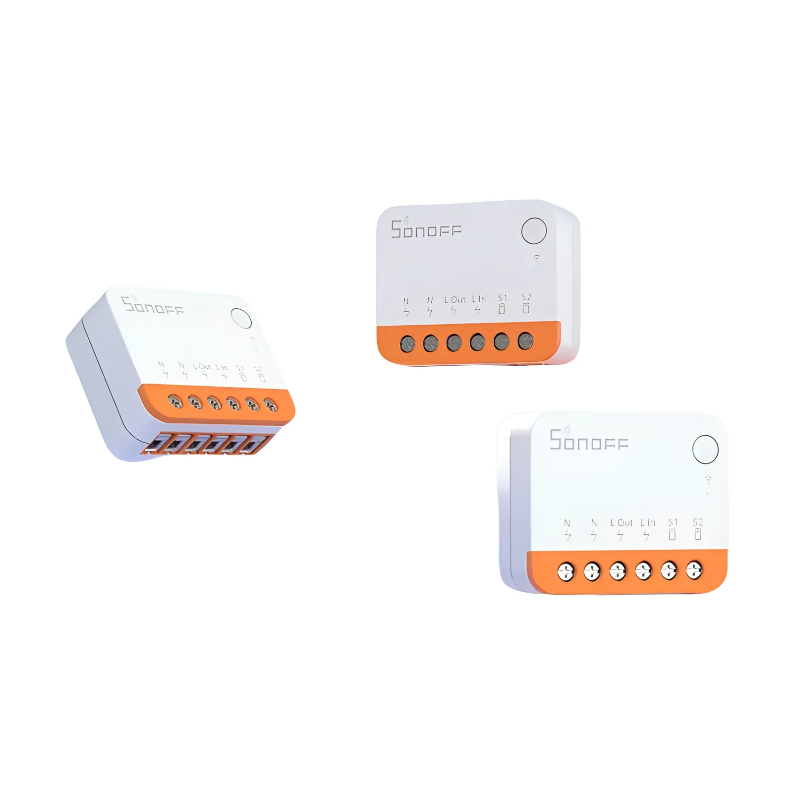 SONOFF MINIR4 Extreme WiFi Smart Switch 1-10PCS Interruptor Inteligente de Tamanho Compacto com Controle Externo e Modo de Relé Destacável via EWeLink Alexa Google