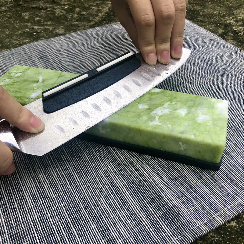 Natural 10000 Sharpening Polishing Stone Super Fine Green Agate Grit 400 1500 3000 Honing Whetstone Professional Grinding Tool