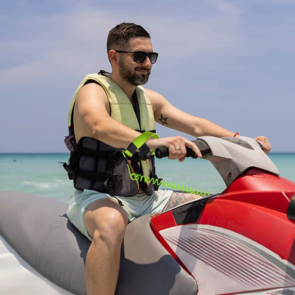 Ремешок безопасности для лодочного двигателя с пряжкой, аварийная веревка с пламенем, напоминание о ключе, страховочный трос для гидроциклов YAMAHA