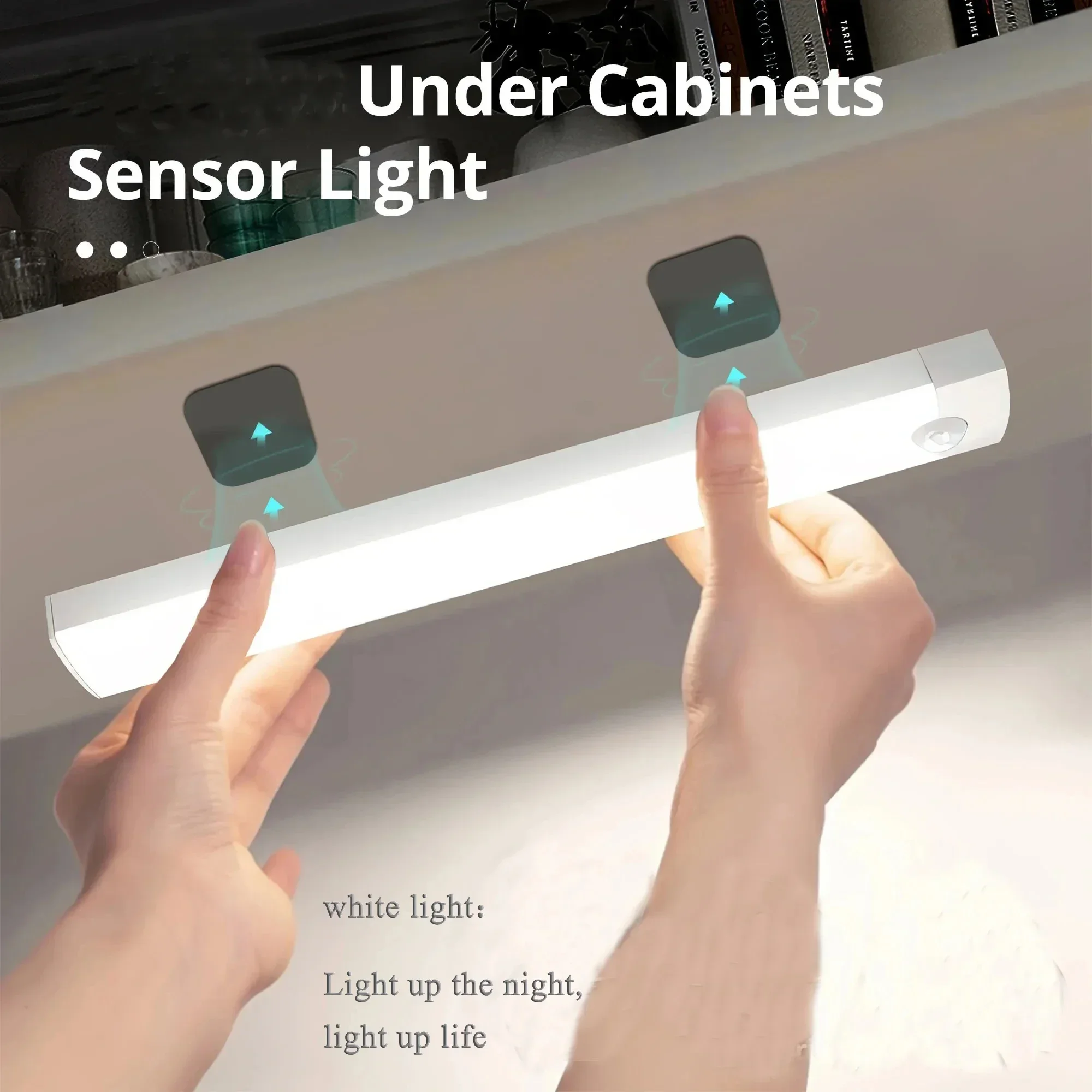 Wireless LED Night Light Motion Sensor Light Closet Night Lamp For Kitchen Bedroom Detector Light Cabinet Staircase Backlight