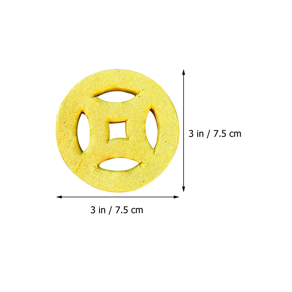 

Ancestor Money Paper Circle Hole Design Chinese Qingming Festival Ancestor Worship Burning Sacrifice Supplies Ghost