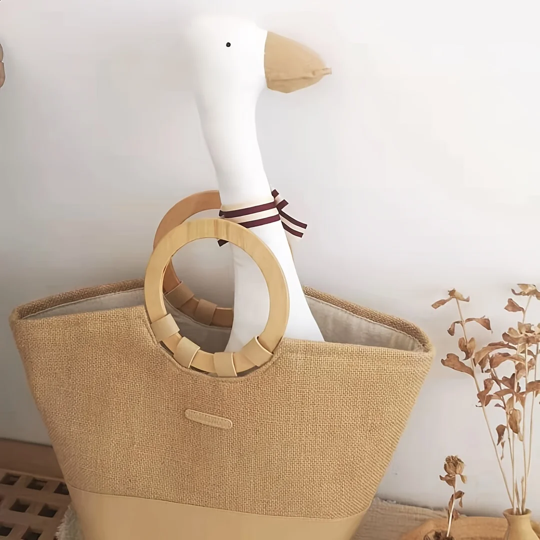 Bawełniana Tkanina Kreatywny Styl Gęsi Dekoracja Pokoju Dziecięcego Poduszki Zabawki Pluszowe Rekwizyty do Zdjęć Domowe Miękkie