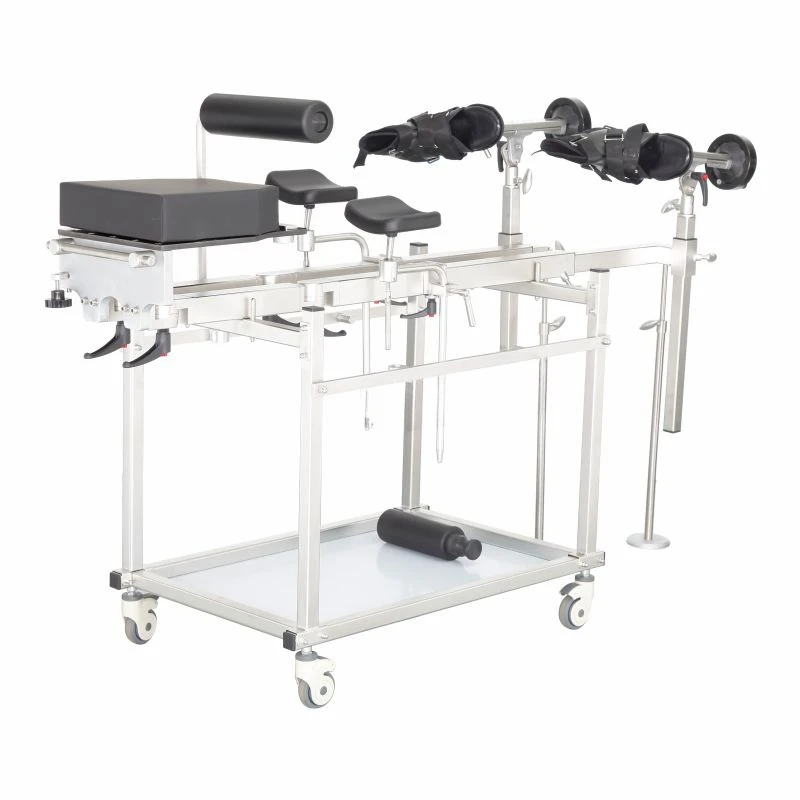 All operating table C arm Compatible orthopedic traction table lower limb traction frame