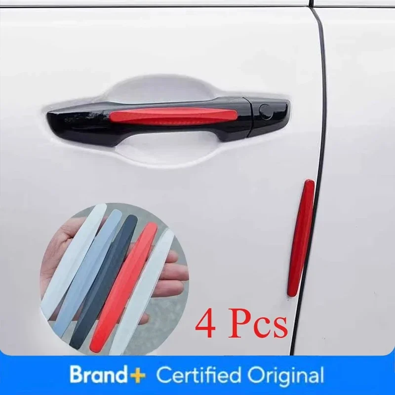 

4/6Pcs Car Bumper Anti-collision Strips Door Body Scratch Automotive Protective Tape Strips Door Guard Lip Stickers