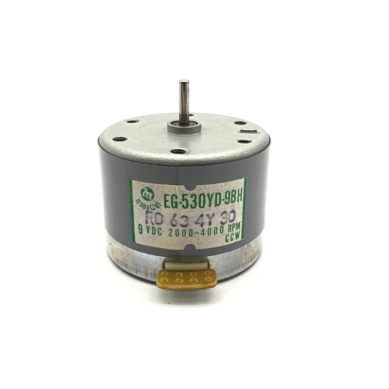 1Pcs EG-530YD-9BH Metal 530 Double Speed Reverse Motor CCW 9 VDC For Audio Cassette Tape Deck Recorder Motor Accessories