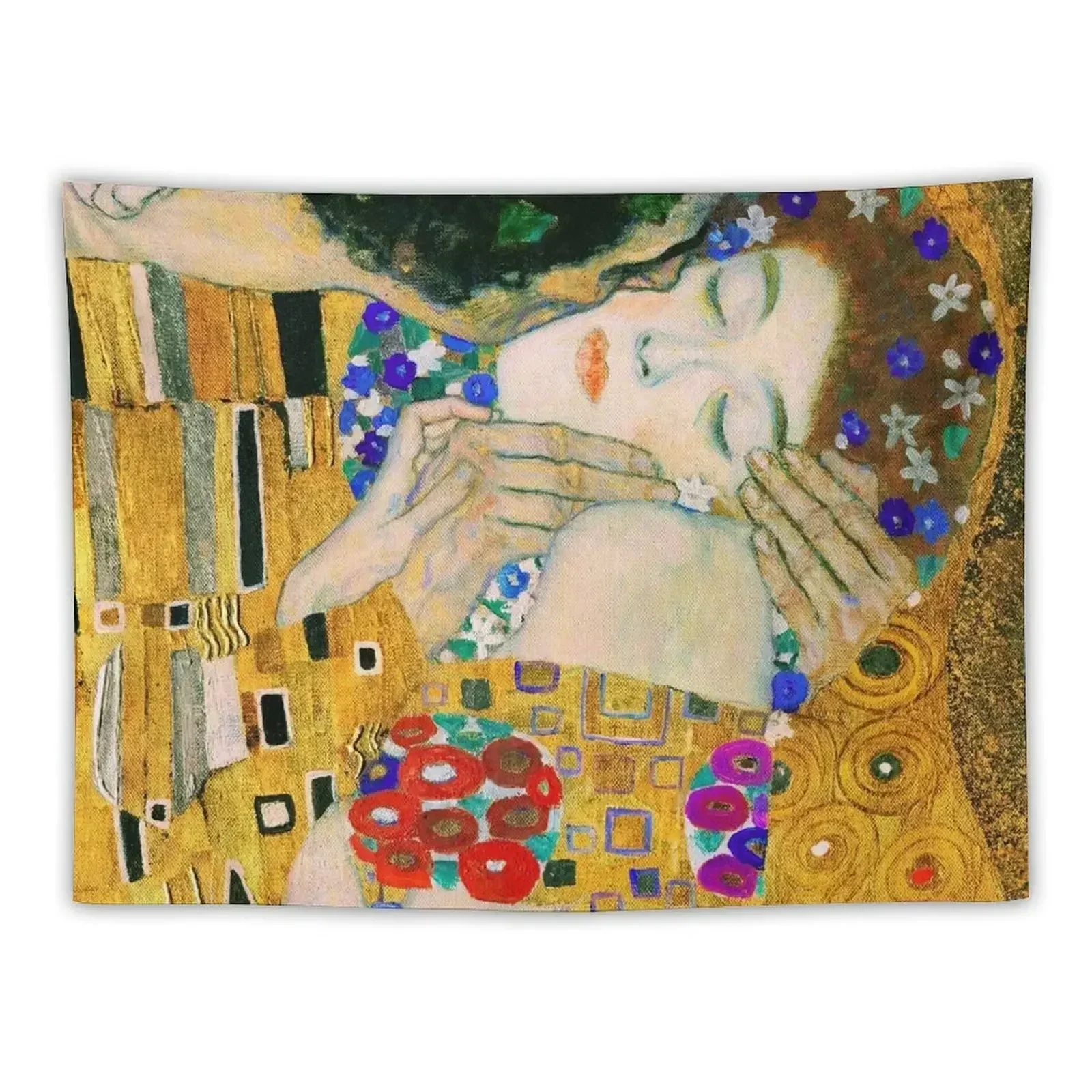 

The Kiss by Gustav Klimt Tapestry Wall Coverings Decorative Wall Murals Tapestry