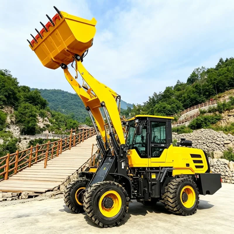 Minicargadora y Cargadora Compacta para Obras de Construcción, Carga de Arena y Grava, Movimiento de Tierra, Rellenado de Zanjas, Venta Personalizada