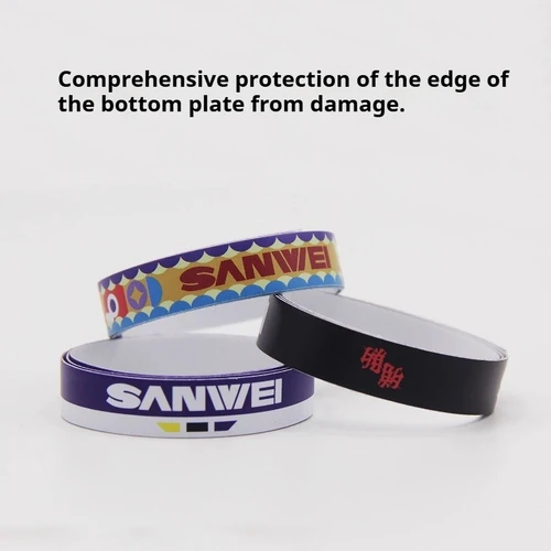 Imagen 2 del producto SANWEI-Protector de borde de raqueta de tenis de mesa autoadhesivo, Protector de cinta lateral de palo de Ping Pong de PVC, accesorio de tenis de mesa