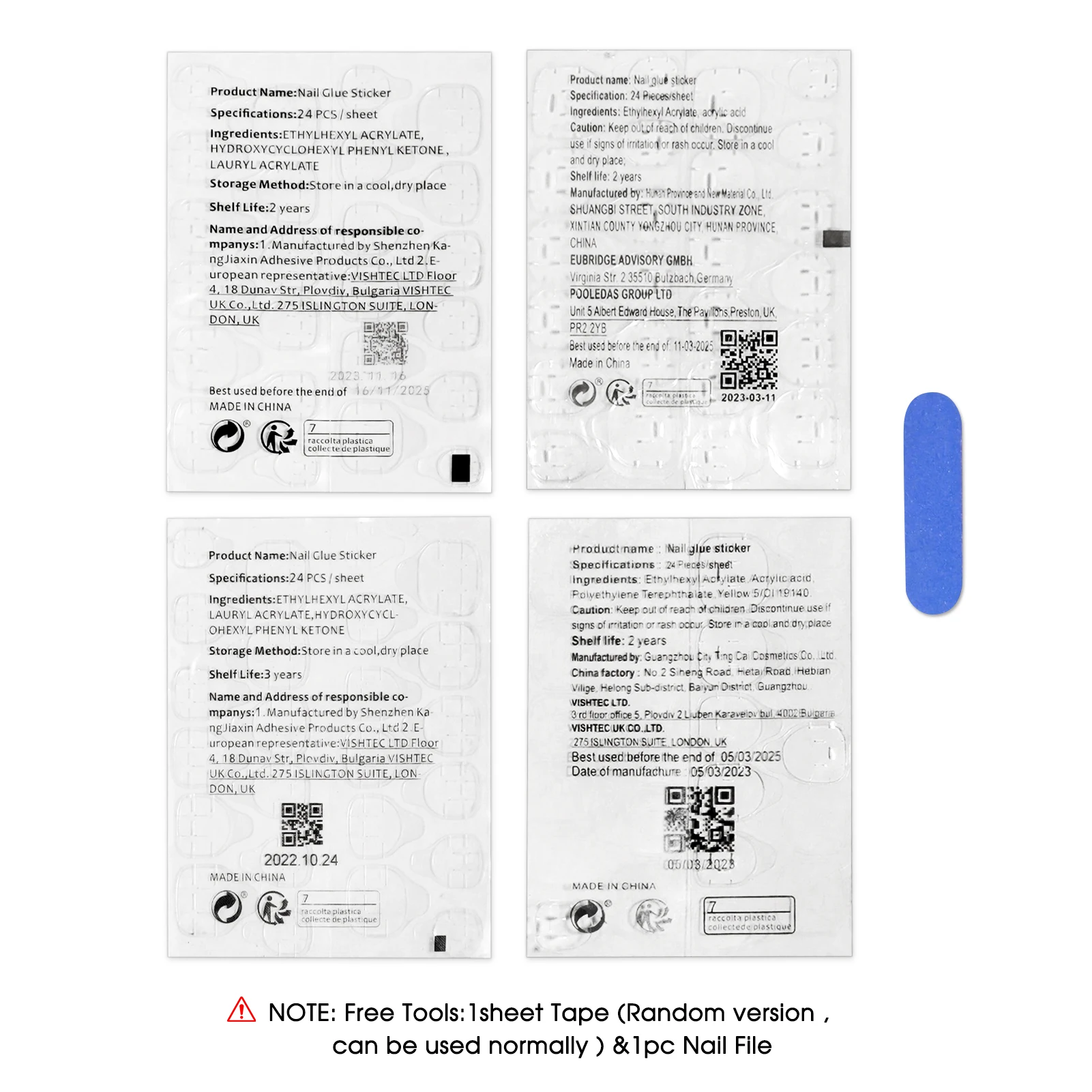 Solid Colorful Long Fake Nails Long Lasting Safe Material Waterproof False Nails for Hot Girl Dress Matching