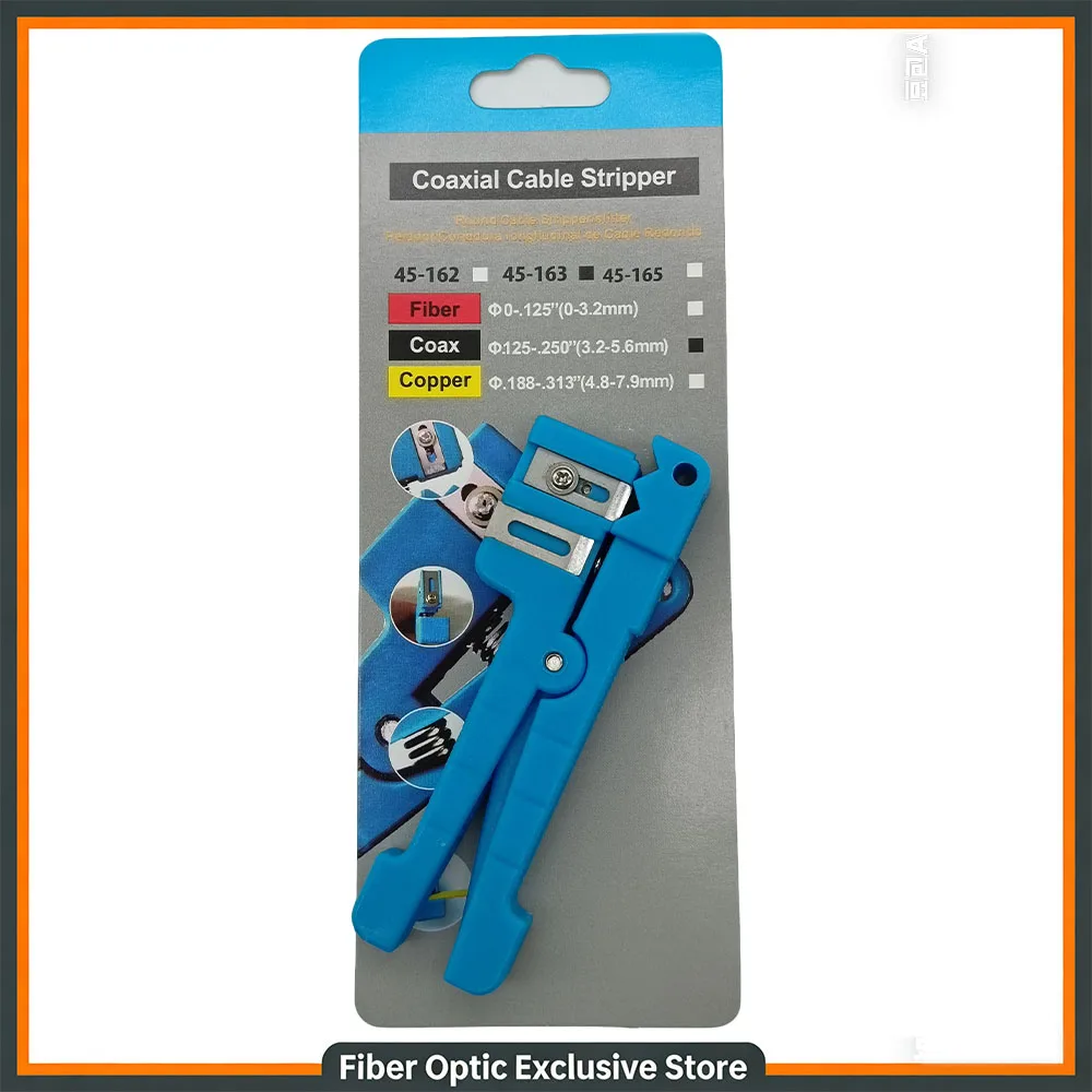 Dénudeur de câble Coaxial de Fiber optique pour cavalier de Fiber optique, Fiber de queue, dénudeur de câble de couteau d'épluchage de Tube lâche de Fiber optique nue