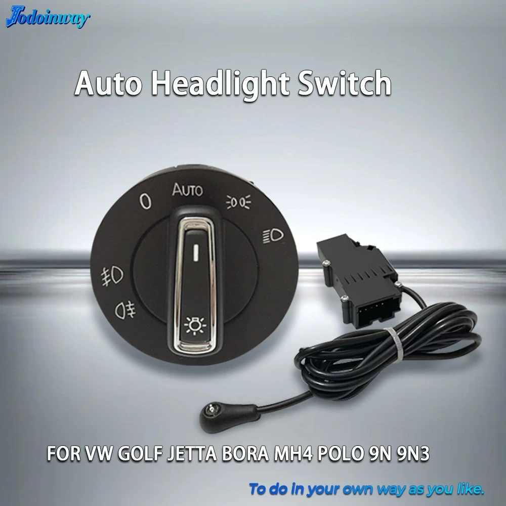 

Car Headlight Fog Light Switch Head Lamp Module Sensor for VW Golf 4 Jetta MK5 Polo 9N Bora Tiguan Touran Passat B5 Accessories