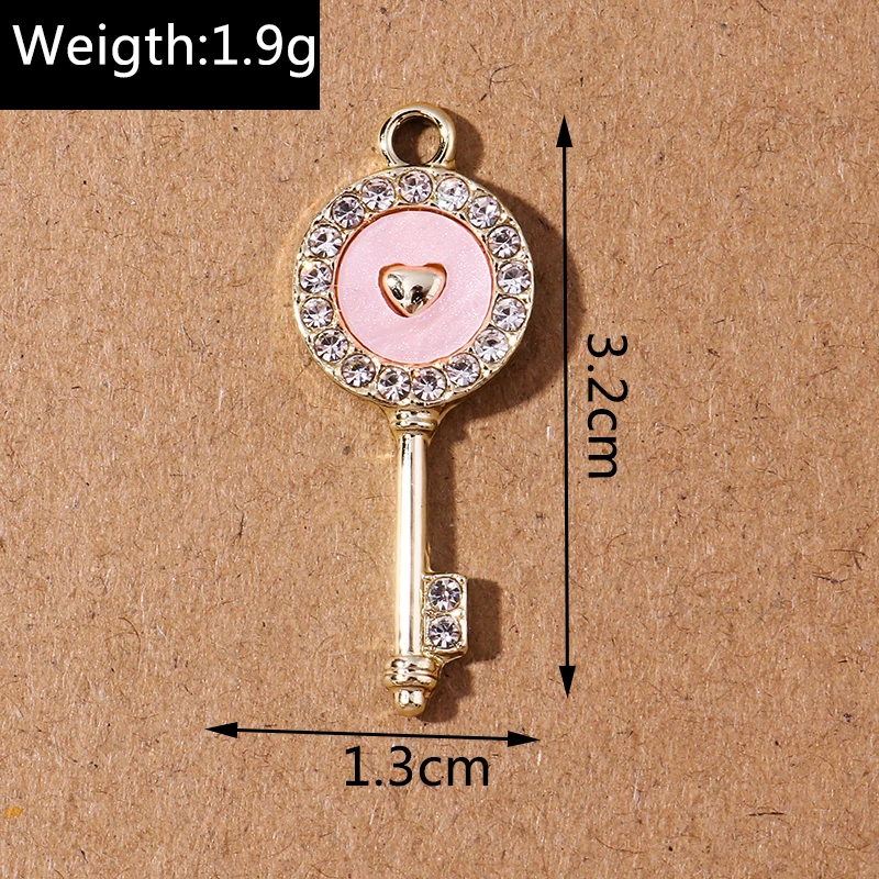 10 stücke zarte Kristall frucht Kirsche Anhänger Charms für Schmuck machen DIY Halsketten Ohrringe Zubehör liefert – Detail 11