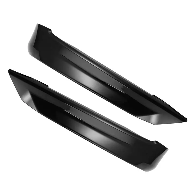 

ABHY-Car Front Bumper Lip Corner Cover Trim Lower Protector Splitter Spoiler For BMW E90 E91 320I 330I 2005-2008