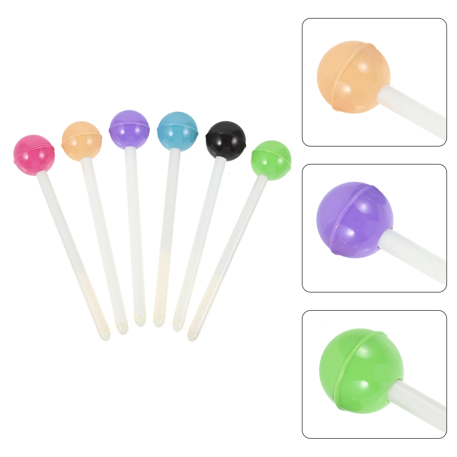 

6pcs Gel Ink Pen Gel Pens 0 5mm Black Core Candy Colors Stationery Student Gift Student Office Supplies Bulk Mixed