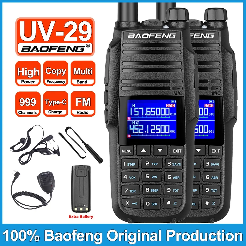 2-pezzi-baofeng-uv-29-walkie-talkie-a-lungo-raggio-potente-wireless-copia-frequenza-multi-banda-999-canali-fm-radio-ricetrasmittente-ricarica-tipo-c