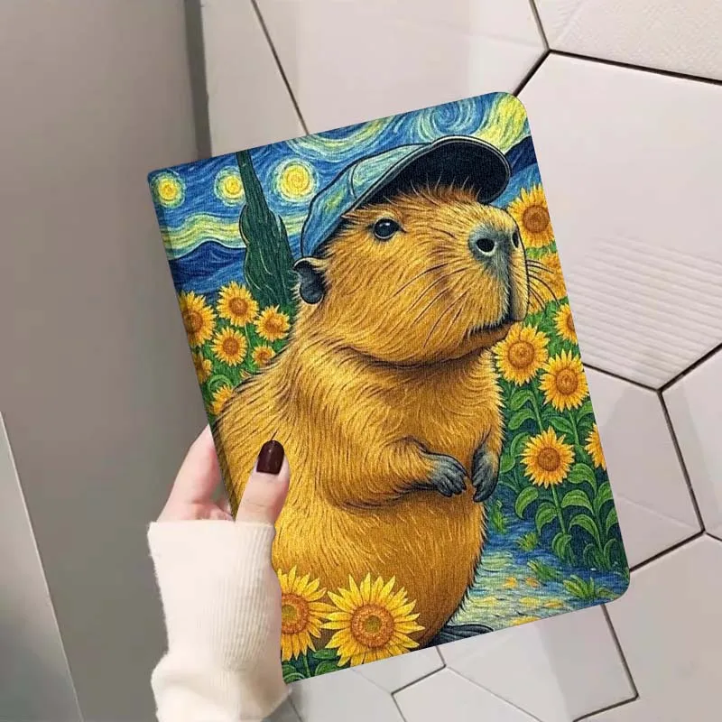 

Capybara Cartoon Coloful Gift For Samsung Galaxy Tab A7 A A8 A9 A11 S6 S11 10.1 10.4 10.5 Inch Lite PLus Tablet Case