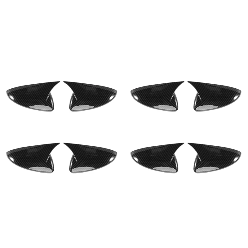 

8X Rearview Mirror Cover Trim For Kia Forte K3 Cerato 2019-2022 Mirror Modified Horns Shell Sticker Caps Car Styling
