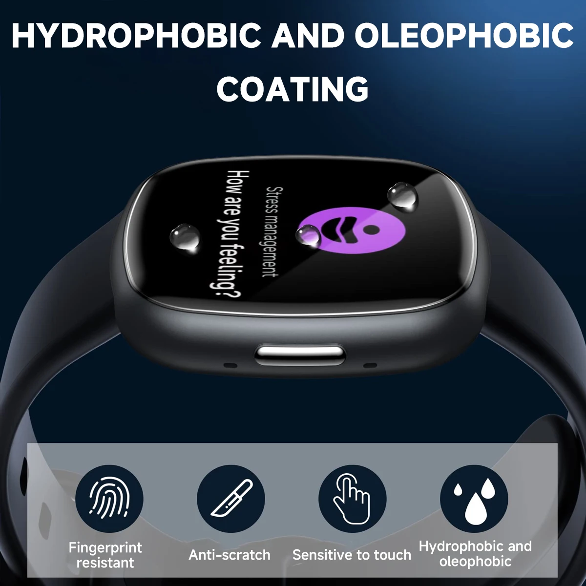 Soft Clear Protective Film For Fitbit Versa 4/3/Sense 2 Smart Watch Versa4 Sense2 Screen Protector Full Cover for Ace LTE image 4