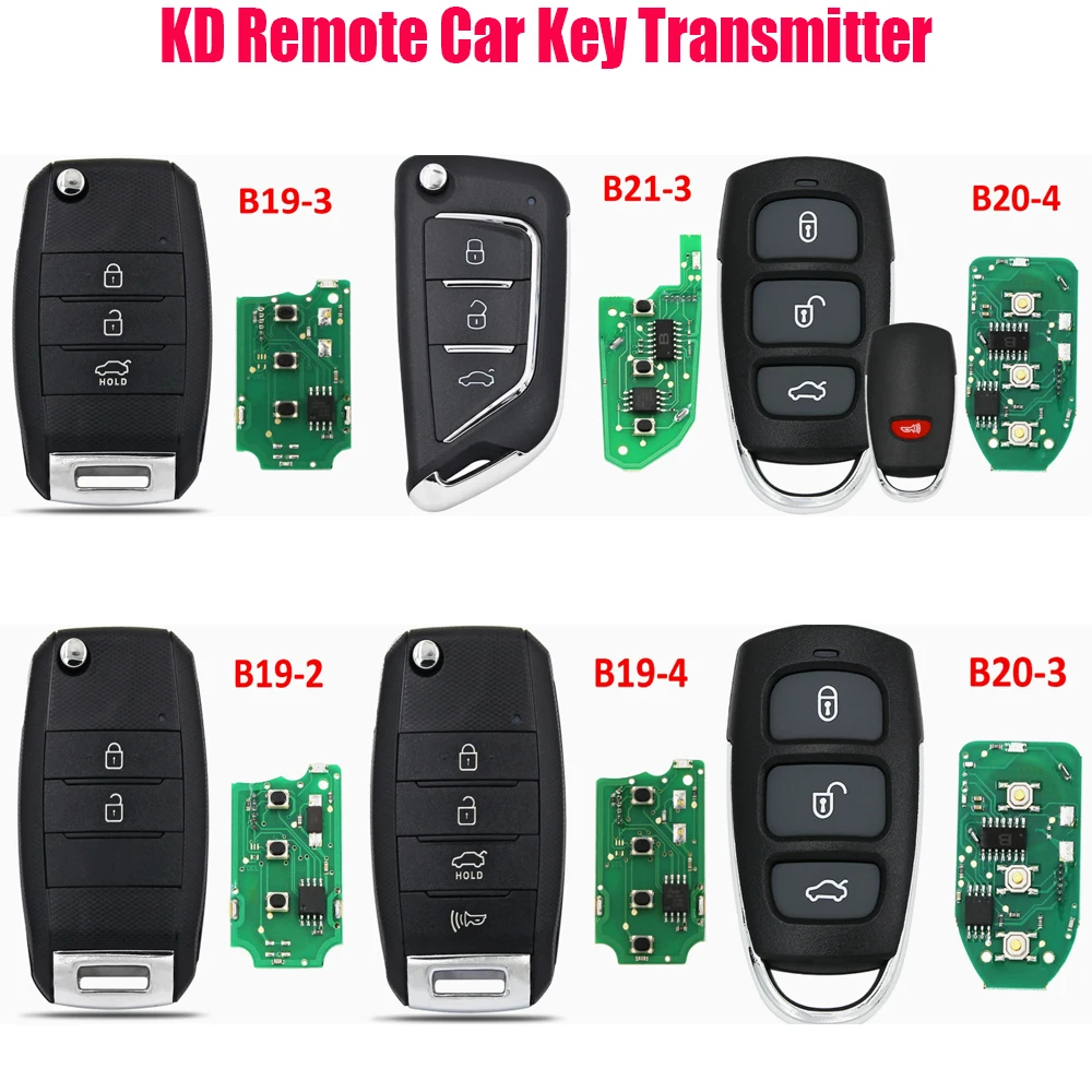 KD Transponder Car Keys KD B Series Transponders  B11-3 B21  B28 Universal KD Transponder Car Keys