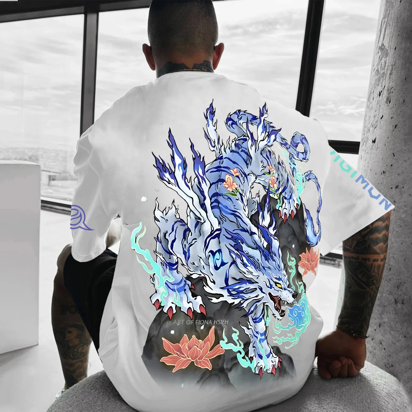 Digimon Collaboration 2025 nueva camiseta de manga corta con cuello redondo para deportes de verano para hombres más vendidos para ir al trabajo en la vida diaria