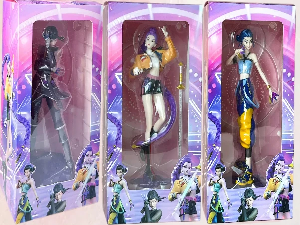 2025 quente anime kpop diabo caçador boneca brinquedo de vinil rumi mira zoi personagem máscara de vinil caixa cega ornamento brinquedo presente de natal