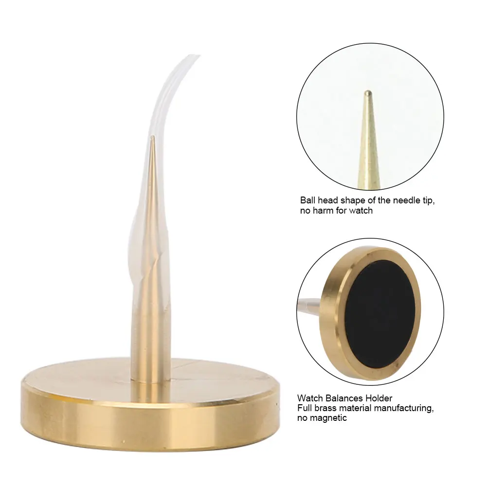 Держатель балансов для часов, аксессуар для ремонта часов, держатель балансов для часов, латунный инструмент для балансов часов, аксессуар для ремонта часов