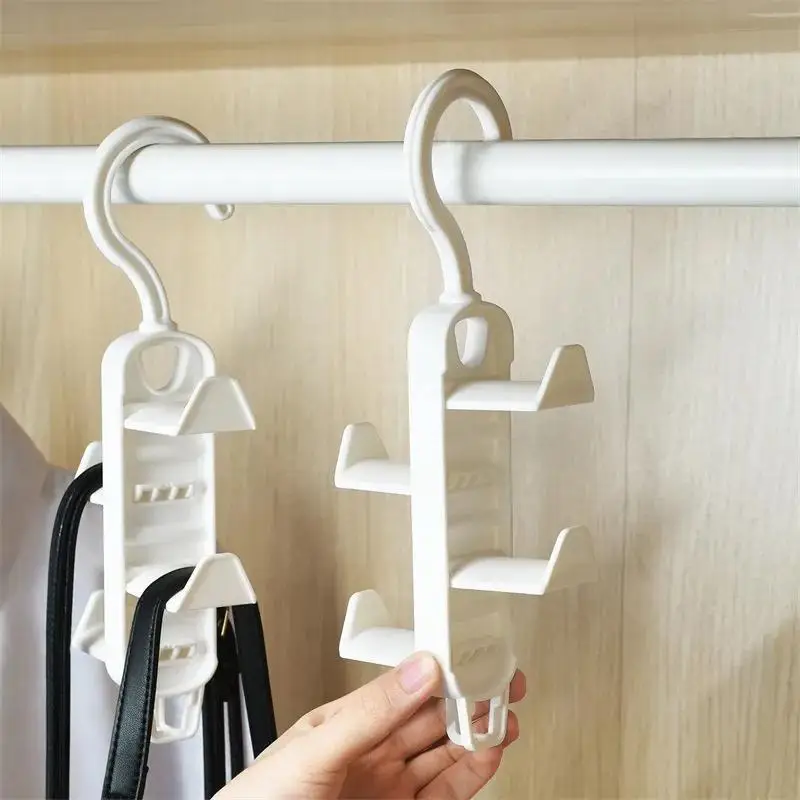 Multi-layer Hanger Hooks Wardrobe Clothes Scarf Bag Hat Organizer Hanging Rack Closet Hanger Home Space Saving Storage Hooks