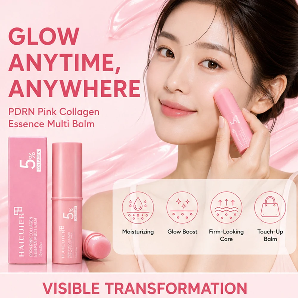 3Pcs Moisturizing Facial Massage Cream Stick Deep Hydrating Facial Skin Long-lasting Brightening Collagen Cream Korean Cosmetics