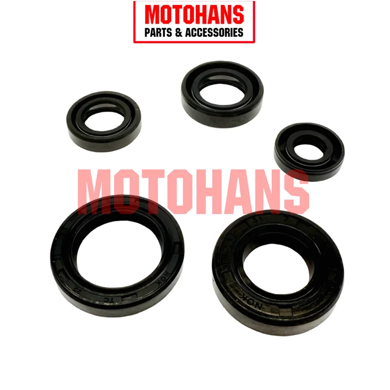 MOTORCYCLE OIL SEAL SET 5PCS/SET ACCESSORIES FOR BAJAJ BOXER CT100 PLATINO100 22*32*5.5 16*26*7 17*31*7 13*22*5.5 10*20*5
