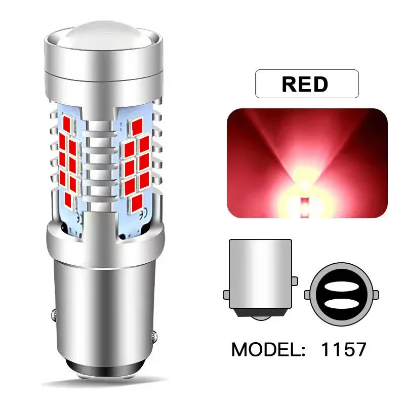 2 Stück Fehlerfreie Canbus 30SMD 1156 P21W PY21W BA15S BAU15S LED-Birnen Blinker 1157 P21/5W BAY15D T20 7443 Bremslicht
