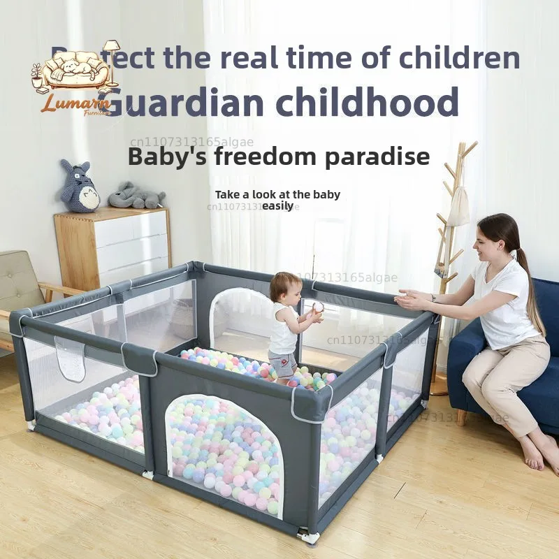 Baby Fence Children's Play  Household Indoor Protective Fence Toddler Fence Crawling Mat