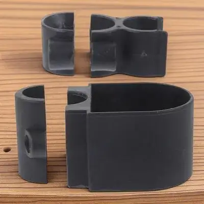 

Комплект из 1 шт. держателя для трости/костылей, черная прочная подставка из сплава и пластика для крепления к ходункам, инвалидной коляске, роллатору