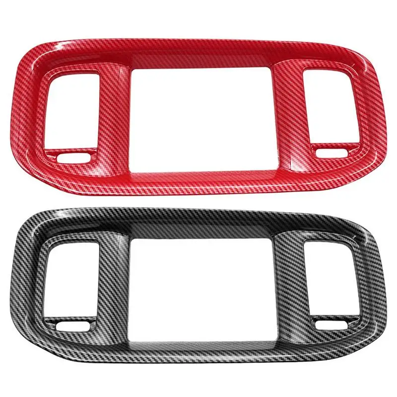 Carbon Fiber Dashboard Frame Auto Dashboard Frame Cover Back Adhesive Car Modification Accessories For Changing The Car's Normal