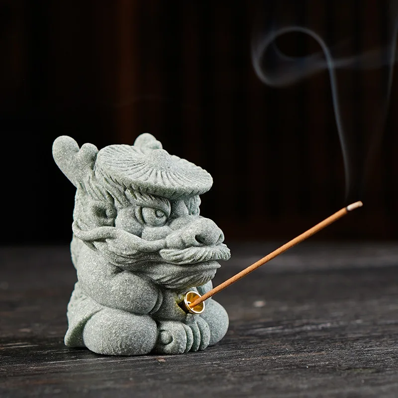 Creative Fragrance Insertion, Fragrance Holder, Tea Pet, Tea Play Decoration, China-Chic Zodiac Dragon Table Decoration