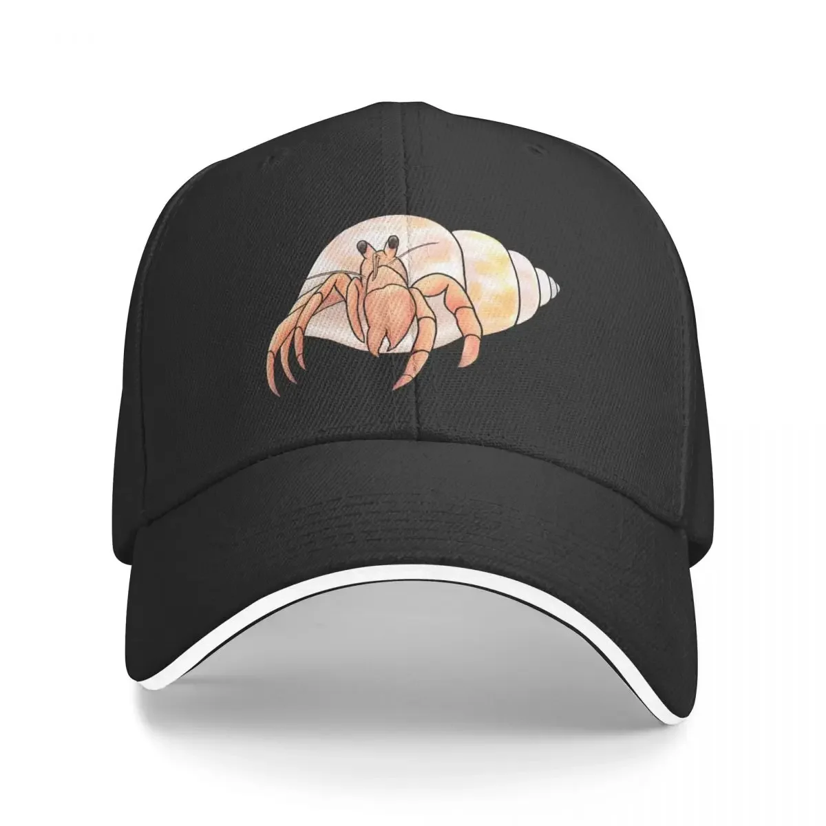 

Cute Hermit Crab for Hermit Crab Lovers Baseball Cap Beach Outing Vintage Woman Hats Men's