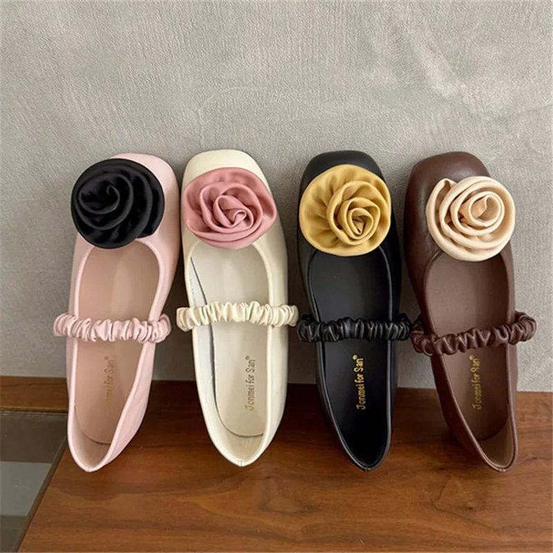 

Женские балетки Bailamos 2026: модные туфли без каблука с круглым носком, мягкие повседневные туфли-слипоны для женщин