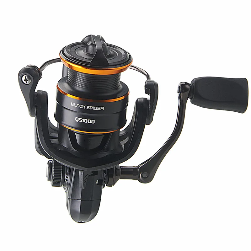 best fresh water fishing reels Hunter's Tail Reel, Spinning Fishing Handle Parts Saltwater Freshwater Double Bearing Light Smooth Casting 5.2:1Light Weight Ultra Smooth Powerful : Sports & Outdoors New Products How to Rig a Size:#30/(113g)