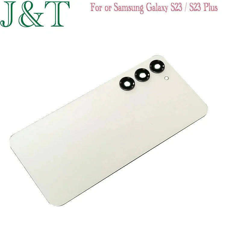 New Battery Back Cover For Samsung Galaxy S23 Battery Back Cover Glass Back Door With Camera