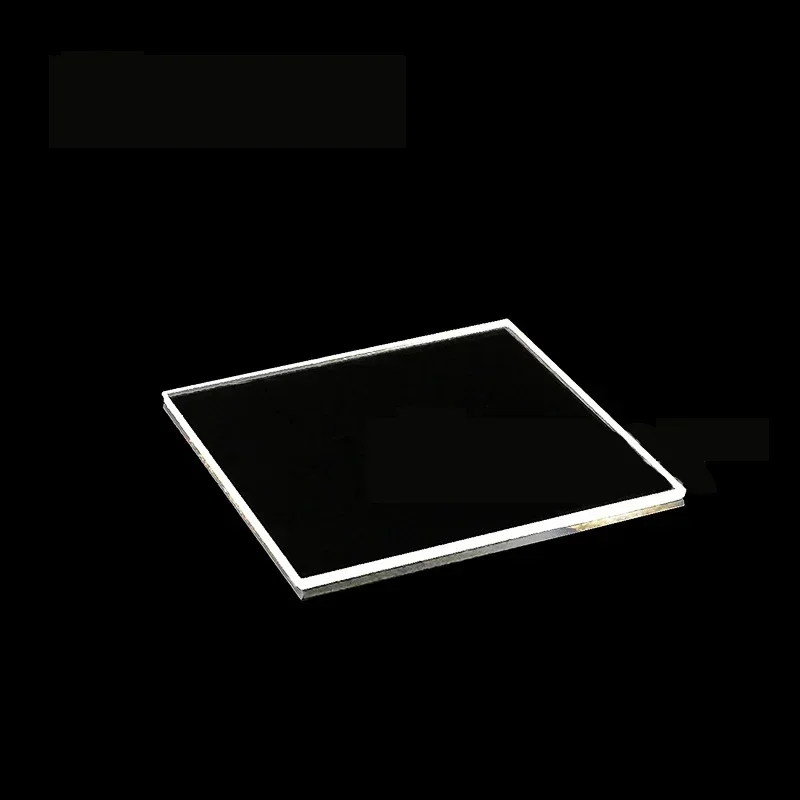 

High Permeability Quartz Glass Square 150*150*3mm Spot JGS1 Far Ultraviolet Optical Coating Substrate