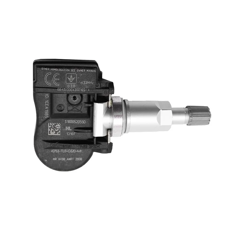 1/4PCS 433MHz TPMS Sensor Tire Pressure Monitoring System For Honda Accord Crosstour Jazz 42753-TL0-G52042753-TL0-G520-M1