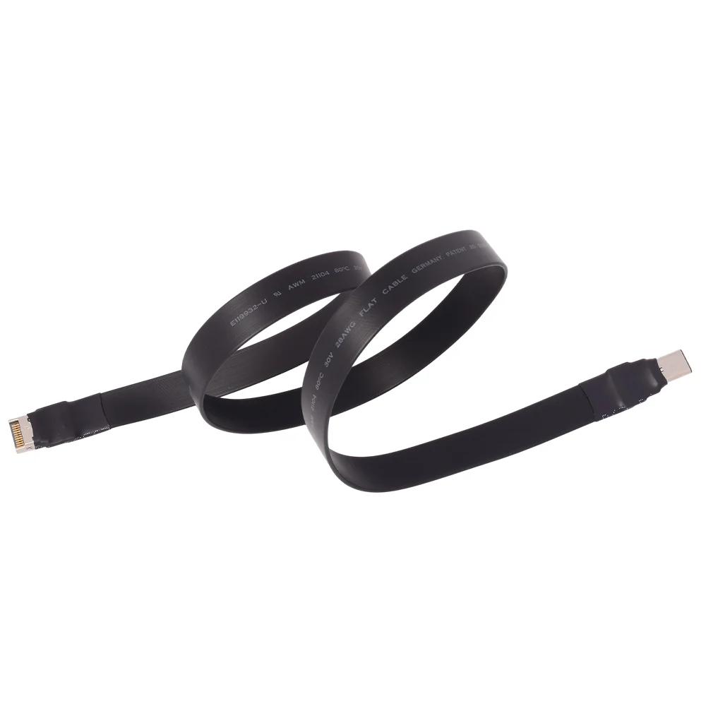 كابل توسيع واجهة ADT-Link USB 3.2 من النوع C إلى النوع E 19P 20P للوحات الأمامية والخلفية مع حامل PCI 3 سم - 3 أمتار