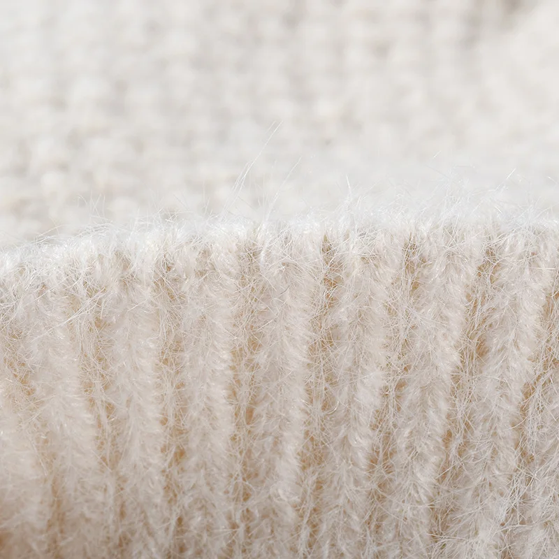 54-63 سنتيمتر Xxl Besanie قبعة الشتاء القوس التطريز قبعة المرأة شعري Brimless الباردة قبعة تنوعا الدافئة سميكة متماسكة الغزل القبعات 4m653 #3