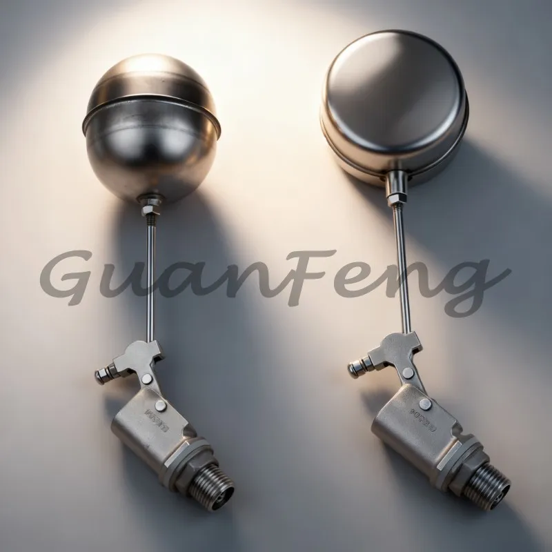 DN15 1/2 Inch 304 Stainless Steel Ball Float Valve, 200℃ High Temp Preservative Water Tank Liquid Level Control Valve